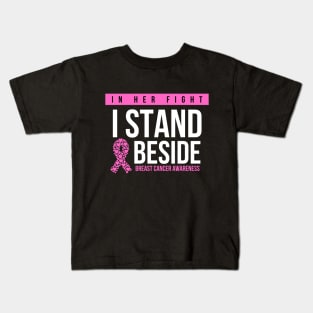 Breast Cancer Awareness Breast Cancer Warrior Kids T-Shirt